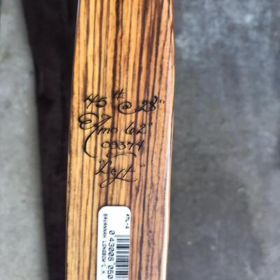 Wood Bow Left Handed