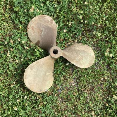 5029 Large Brass Boat Propeller