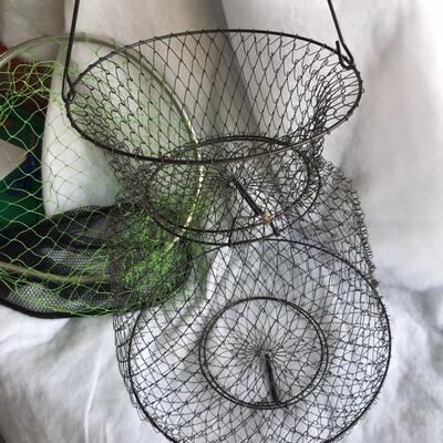 Fishing Nets & Crawdad catcher