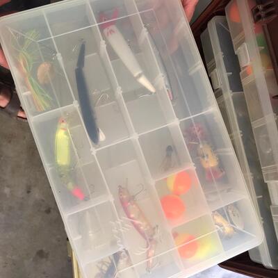Tackle Box w/ Lots of Stuff & Lures