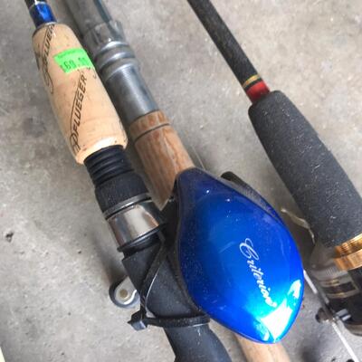 Lot of 6 Fishing Poles