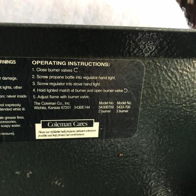 Coleman Propane Stove