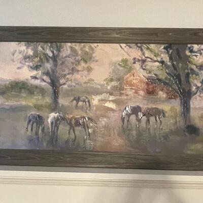 Daybreak on the farm by Marilyn Hageman