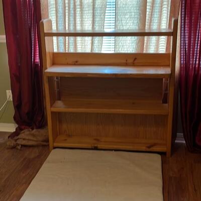 Solid cedar captains bed with hideaway underneath and drawers-no hardware