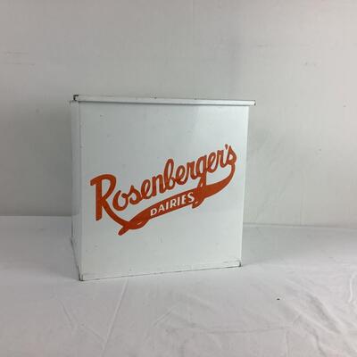 5036 Rosenbergers Dairies Milk Box by Phoenix Metal Products