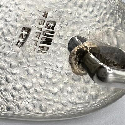 Sterling hallmarked  Mabe Pearl set by Gunn Tigerie of Beverley Hills