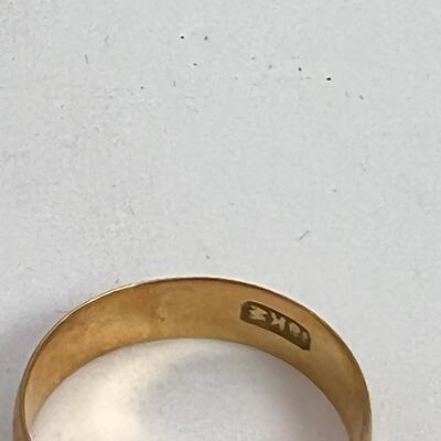 Antique wedding Ring 18K Gold