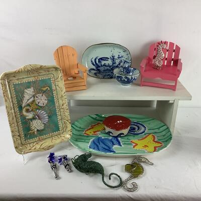 5055 Sea Side, Nautical Serving Dishes and Decor