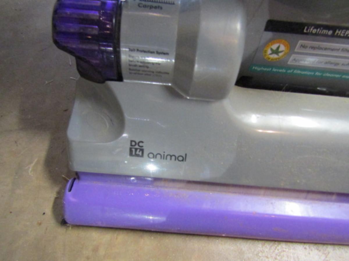 Dyson DC14 Animal Vacuum Powers On