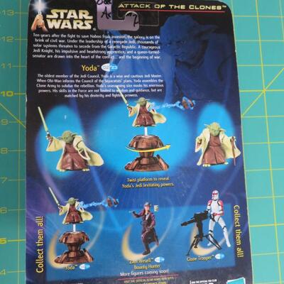 NEW STAR WARS Yoda Action Figure 2002 # 23 Hasbro Jedi Master Collectible