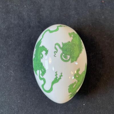 Lot 8. Asian Artifacts & Wedwood Egg