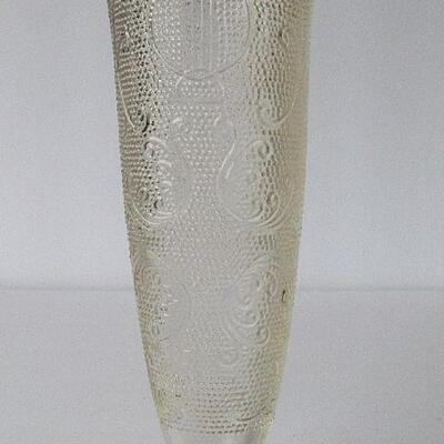 Harp Glass Bud Vase, Jeanette Glass Co