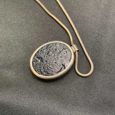 STERLING NECKLACE AND PENDANT