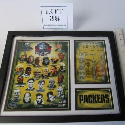 Green Bay Packers Hall of Fame Legends Framed Set