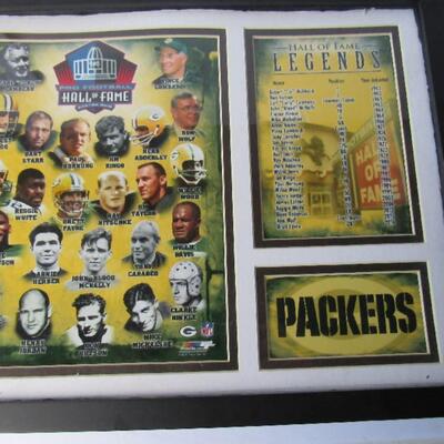 Green Bay Packers Hall of Fame Legends Framed Set