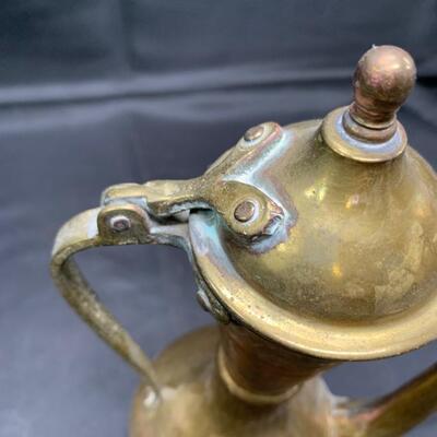 BRASS COFFEE POT