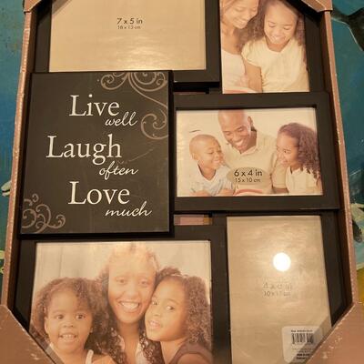 New live, laugh and love picture frame-new