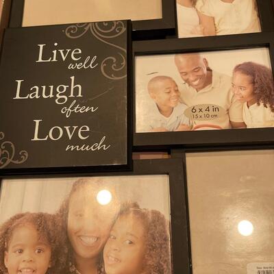 New live, laugh and love picture frame-new
