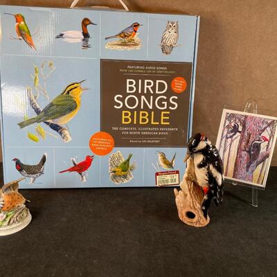 Lot 24. Goebel and Lefton Birds with Songbird Bible