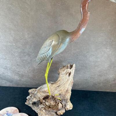 Lot 25  Crane Sculpture