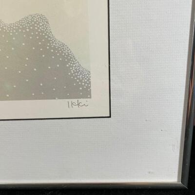 Lot 29. Matsumoto Framed Lithograph - signed & Numbered