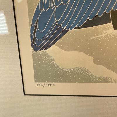 Lot 29. Matsumoto Framed Lithograph - signed & Numbered