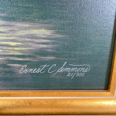 Lot 31. Ernest Simmons Ltd. Edition Framed Canvas Print