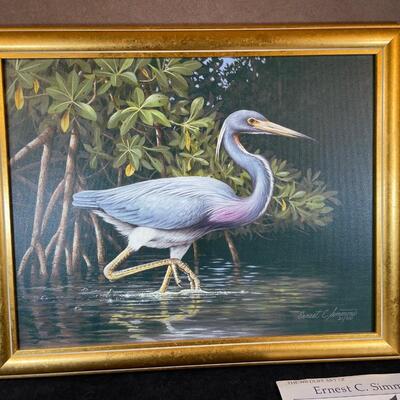 Lot 31. Ernest Simmons Ltd. Edition Framed Canvas Print