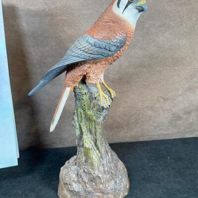 Lot 35. Bird Figurine, Book and Notecards