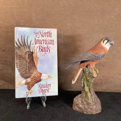 Lot 35. Bird Figurine, Book and Notecards