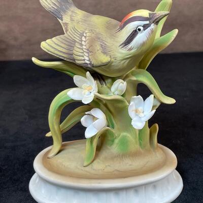 Lot 37. Lenox Vase and Two Porcelain Birds