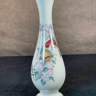Lot 37. Lenox Vase and Two Porcelain Birds