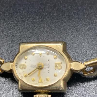 Wittnauer Ladyâ€™s Watch 10k Gold filled bezel - working