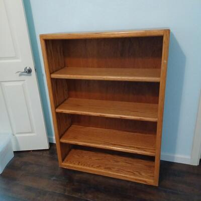 4 Shelf Oak Bookcase