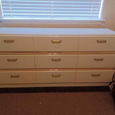 Vintage 9 door dresser