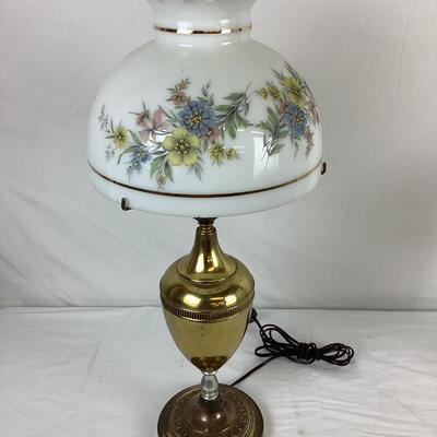 5065 Pair of Vintage Brass Lamps