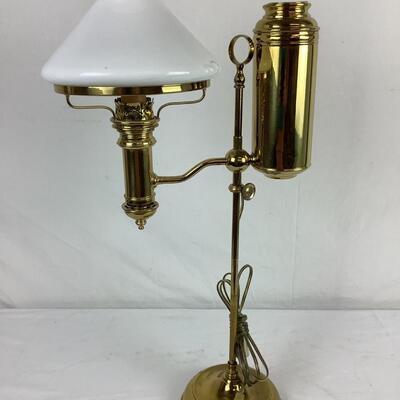 5070 Brass Reproduction Student Lamp