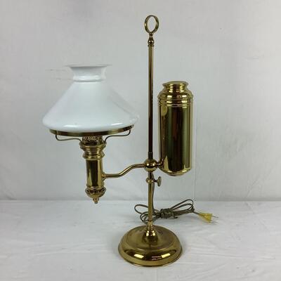 5070 Brass Reproduction Student Lamp