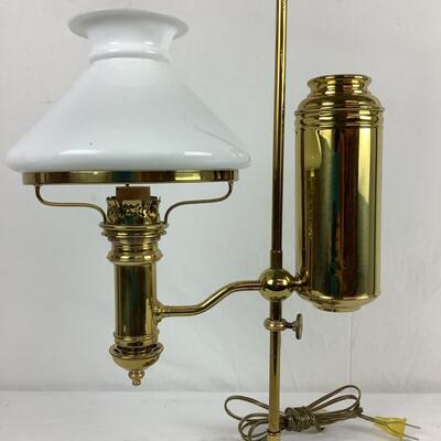 5070 Brass Reproduction Student Lamp