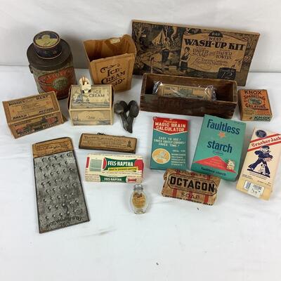 5076 Assorted Antique Advertising