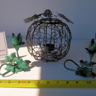 Metal Candle Holder Set and Metal Candle Holder Centerpiece