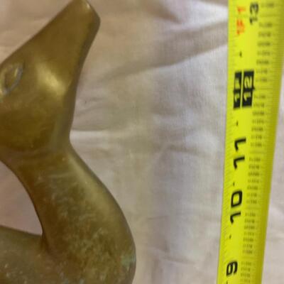 Vintage Brass Gazelle Antelope ðŸ¦Œ Deer Large 13.5â€ high x 9.5â€ wide approx