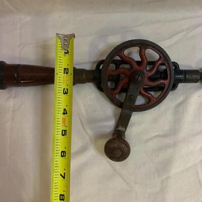Vintage Hand ðŸ– Drill 14â€ long approx