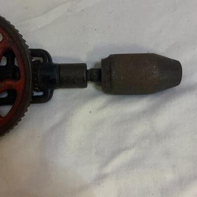 Vintage Hand ðŸ– Drill 14â€ long approx