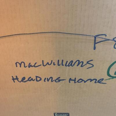 Paul MAC WILLIAMS Signed âœï¸ Limited Edition Art â€œHeading Homeâ€ ðŸ¡ 31.5â€ wide x 25.5â€ high approx