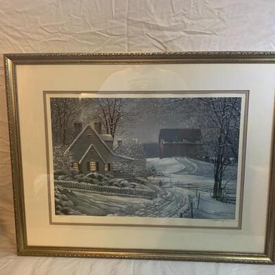 Paul MAC WILLIAMS Signed âœï¸ Limited Edition Art â€œHeading Homeâ€ ðŸ¡ 31.5â€ wide x 25.5â€ high approx