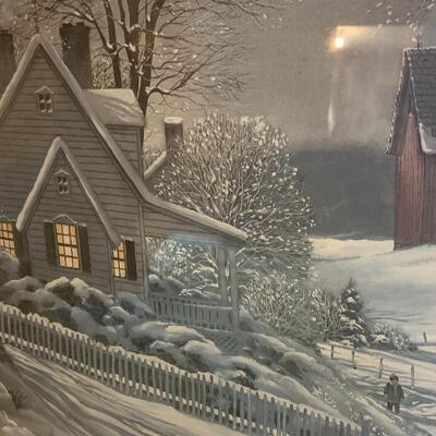 Paul MAC WILLIAMS Signed âœï¸ Limited Edition Art â€œHeading Homeâ€ ðŸ¡ 31.5â€ wide x 25.5â€ high approx