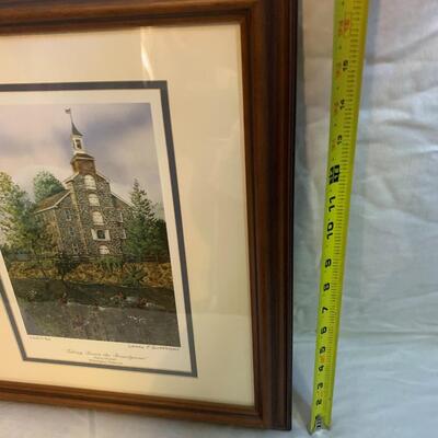 Larry S Anderson Art â€œTubing Down the Brandywineâ€ ðŸ›¶ 15.5â€ wide x 17.5â€ high approx