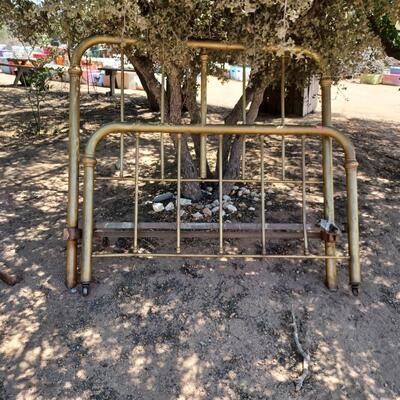 Brass headboard and footboard