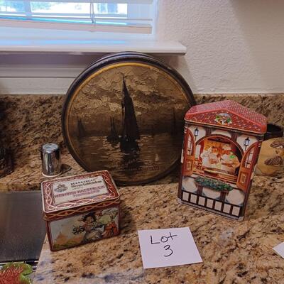 Lot of 3 Tins